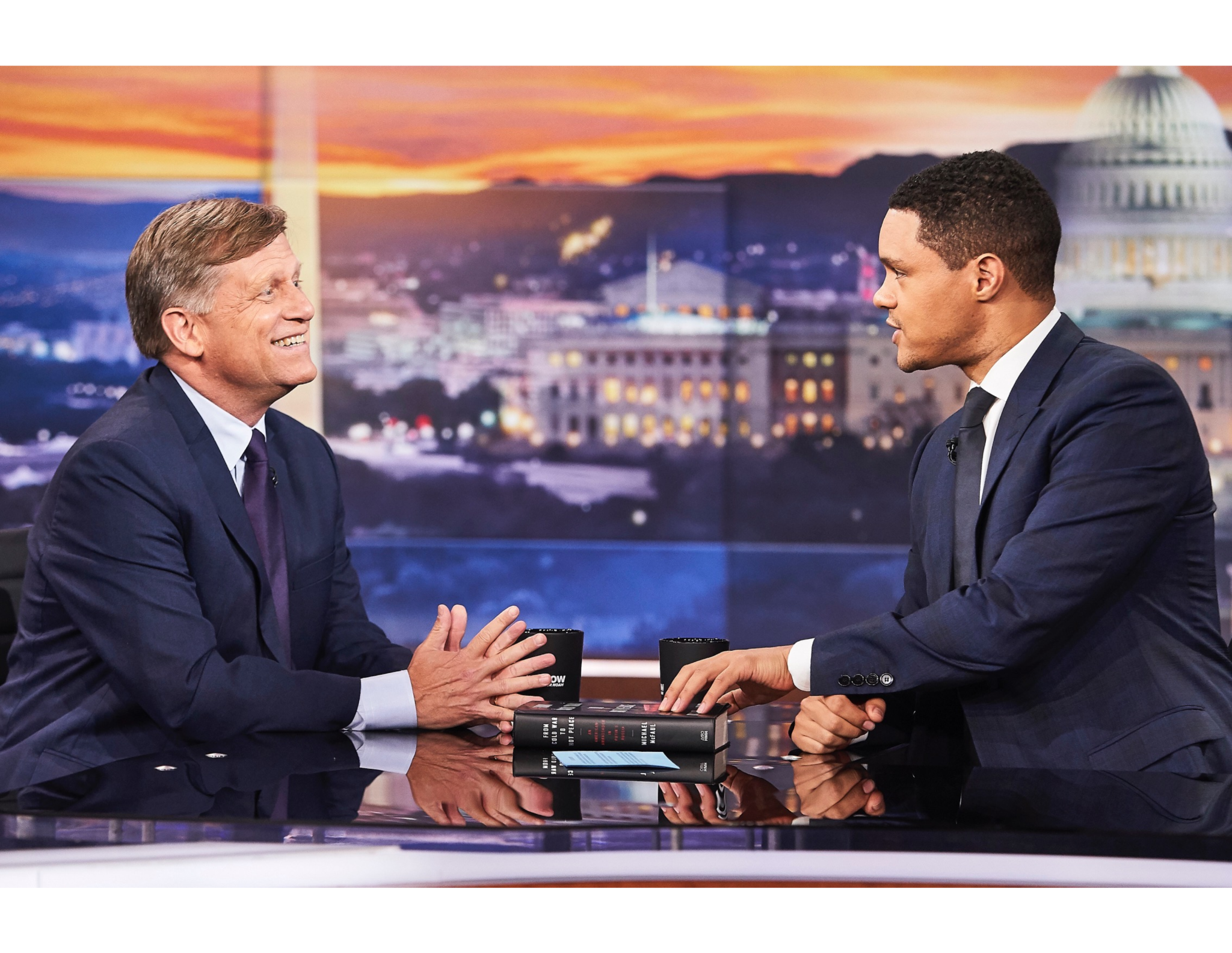 Presenting "From Cold War to Hot Peace" at The Daily Show with Trevor Noah