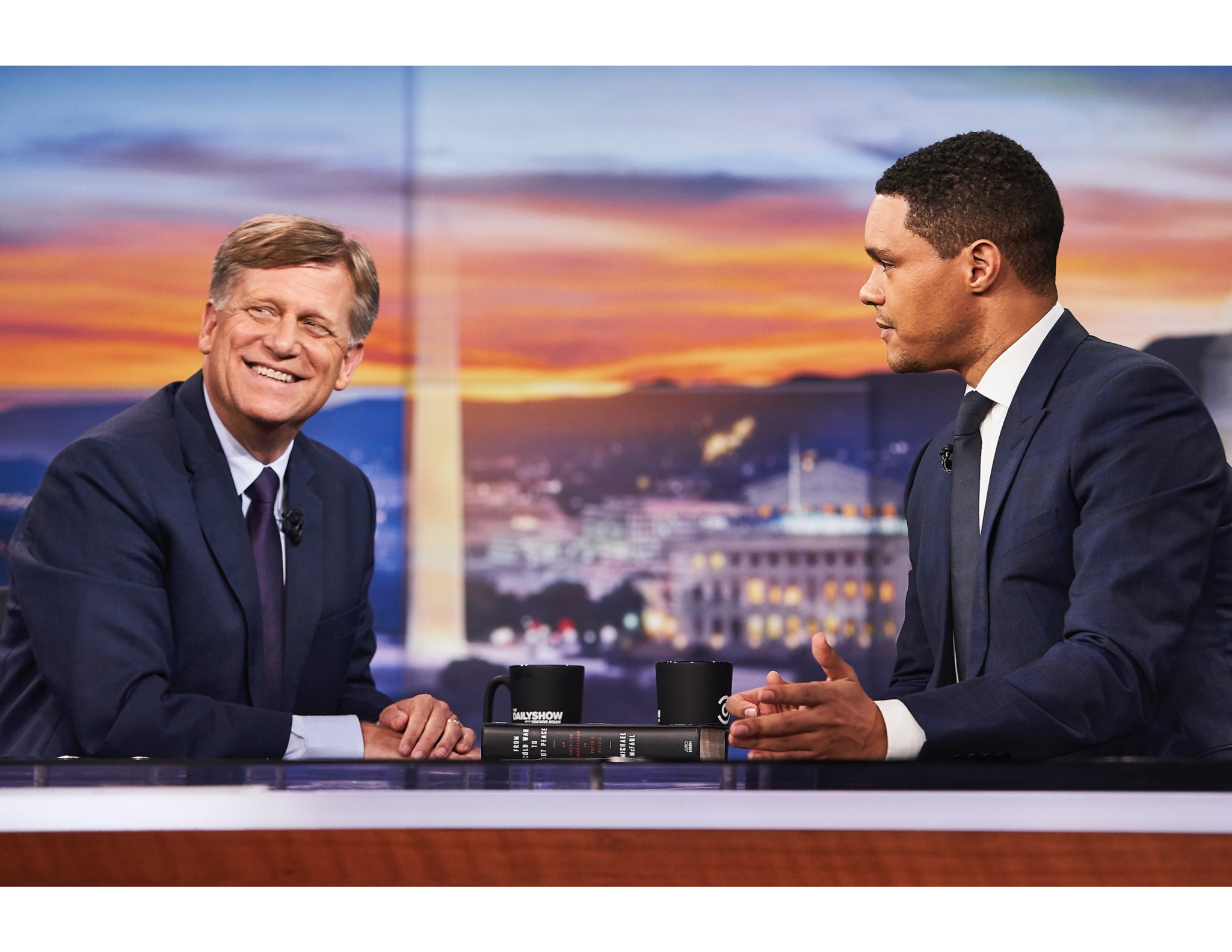 Presenting "From Cold War to Hot Peace" at The Daily Show with Trevor Noah
